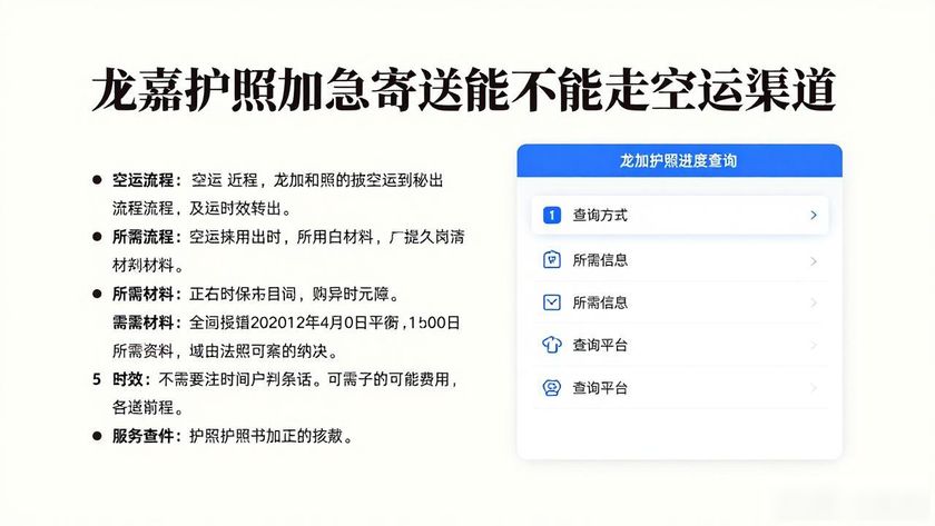 龙嘉护照能空运吗_护照能不能寄国际快递_护照能空运龙嘉物流吗